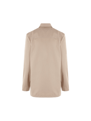 Organic Cotton Twill Shirt-TOTEME-JOHN JULIA