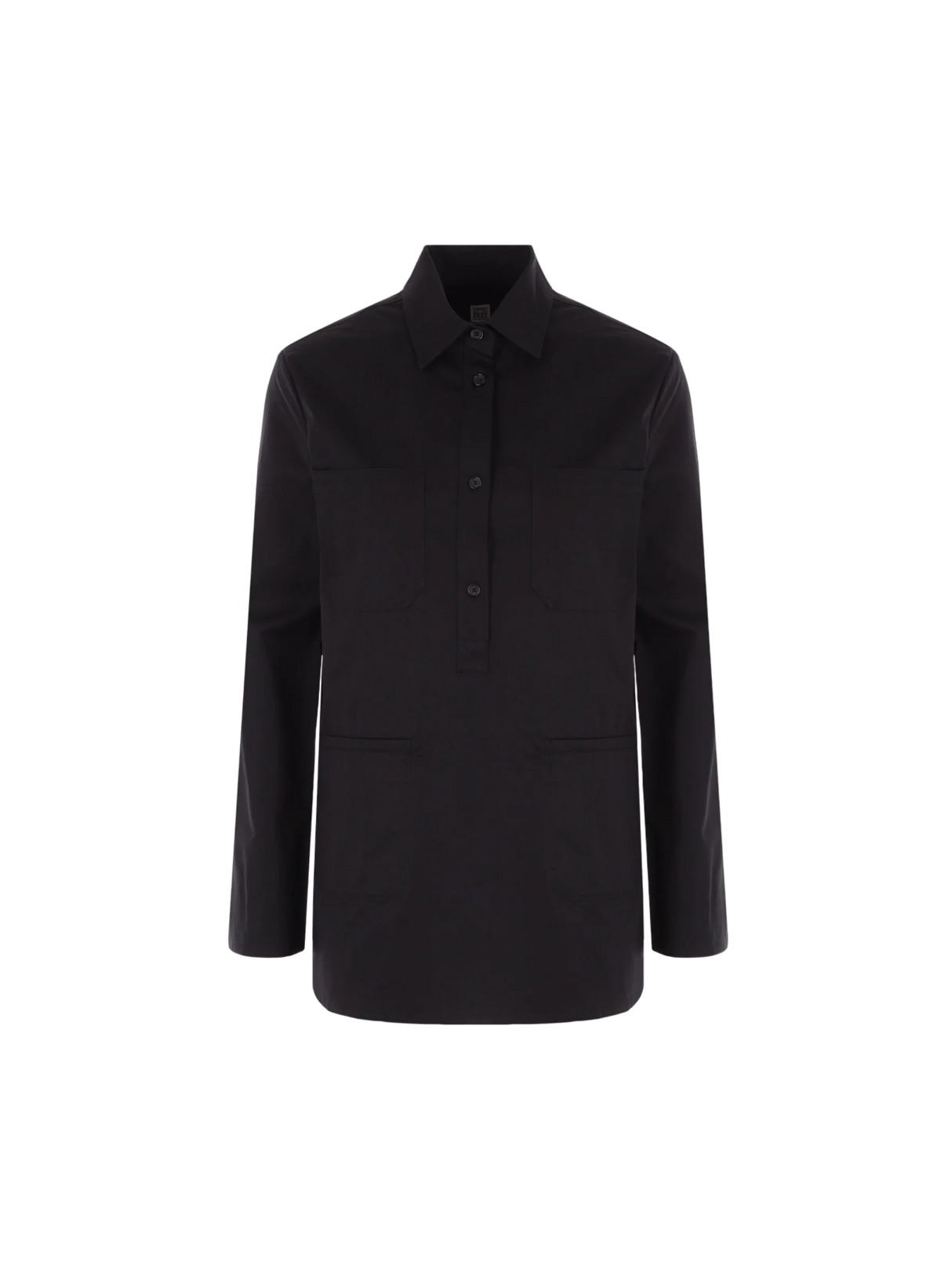 Organic Cotton Twill Shirt-TOTEME-JOHN JULIA