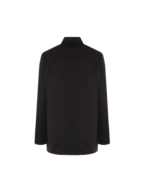 Organic Cotton Twill Shirt-TOTEME-JOHN JULIA