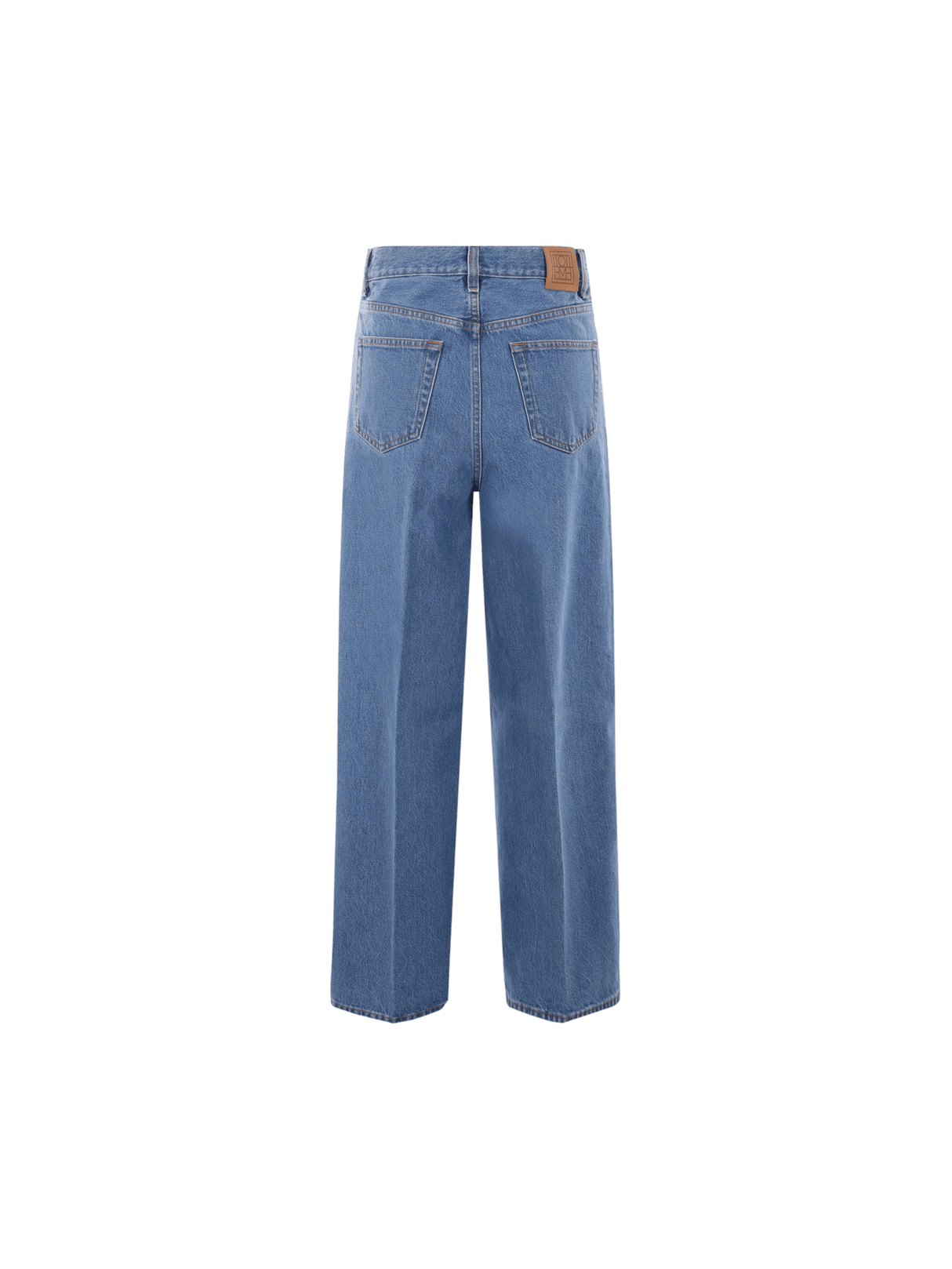 Organic Denim Wide-leg Jeans-TOTEME-JOHN JULIA