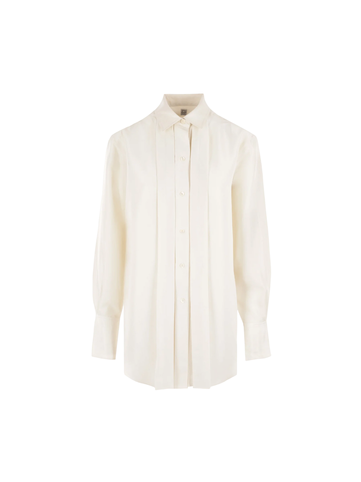 Toteme Striped Silk Shirt-Totême-JOHN JULIA