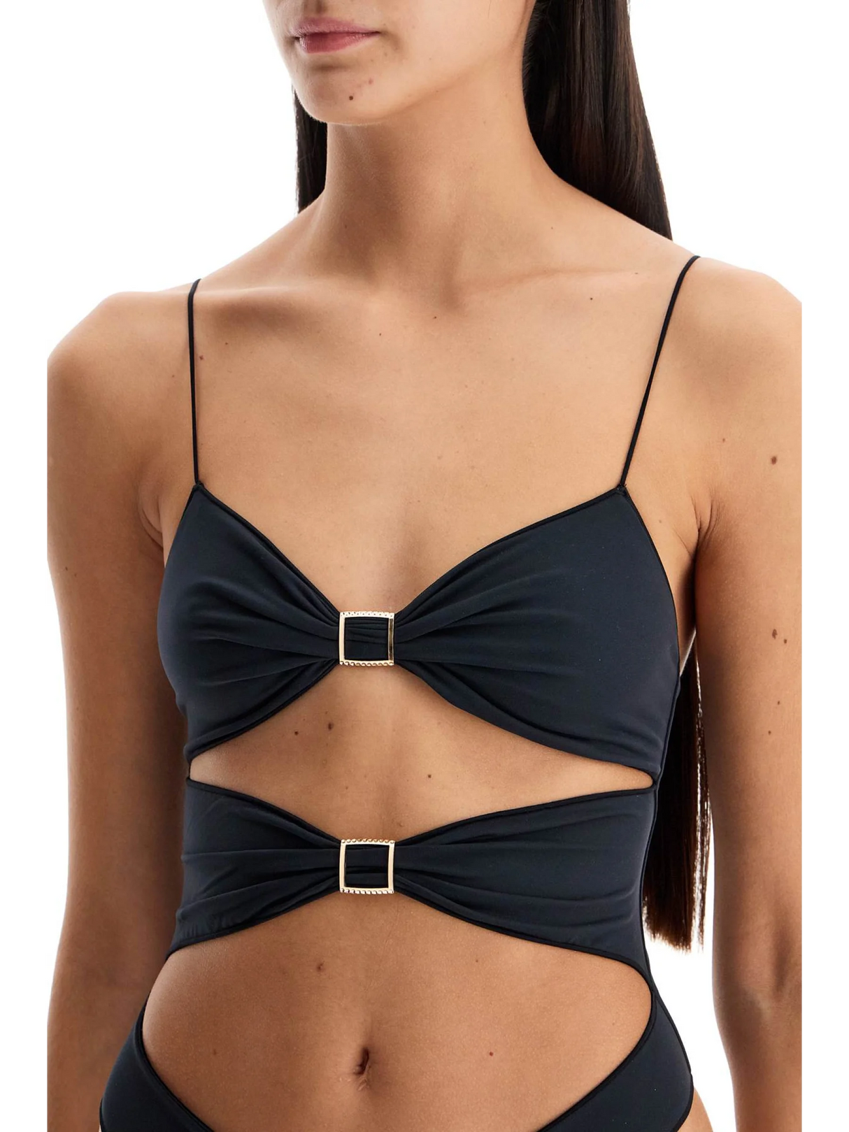 High Twist Cutout Swimsuit-Tropic of C-JOHN JULIA