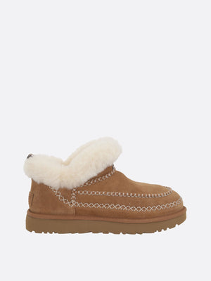 Classic Ultra Mini Alpine Suede Ankle Boots-UGG-JOHN JULIA