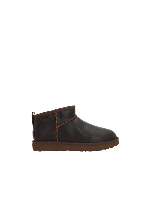 Classic Ultra Mini Regenerated Leather Ankle Boots-UGG-JOHN JULIA