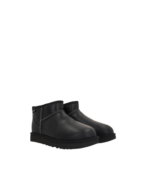 Classic Ultra Mini Regenerated Leather Ankle Boots-UGG-JOHN JULIA