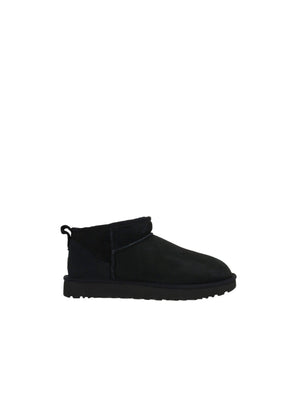 Classic Ultra Mini Suede Ankle Boots-UGG-JOHN JULIA