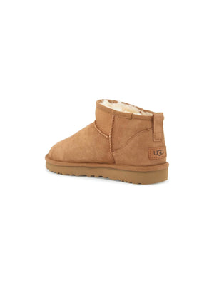 Classic Ultra Mini Suede Ankle Boots - Women > Shoes > Boots and booties > Winter boots