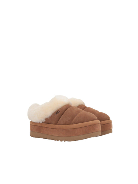 Tazzlita Quilted Suede Flatform Slippers-UGG-JOHN JULIA