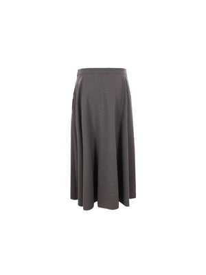 Active Gabardine Circle Skirt-VALENTINO GARAVANI-JOHN JULIA