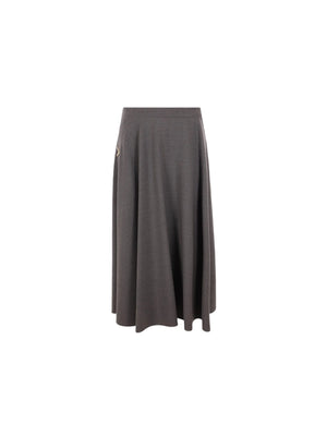 Active Gabardine Circle Skirt-VALENTINO GARAVANI-JOHN JULIA