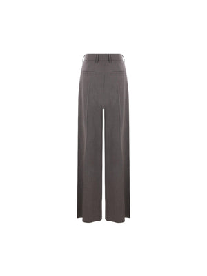 Active Gabardine Wide-Leg Trousers-VALENTINO GARAVANI-JOHN JULIA