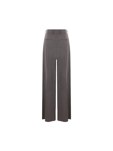 Active Gabardine Wide-Leg Trousers-VALENTINO GARAVANI-JOHN JULIA