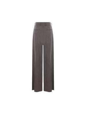 Active Gabardine Wide-Leg Trousers-VALENTINO GARAVANI-JOHN JULIA