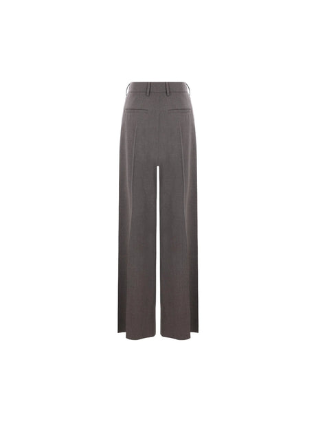 Active Gabardine Wide-Leg Trousers-VALENTINO GARAVANI-JOHN JULIA