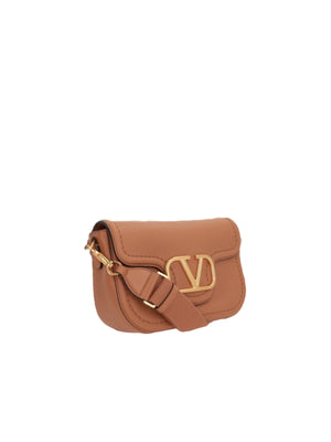 Alltime Grainy Leather Crossbody Bag-VALENTINO GARAVANI-JOHN JULIA