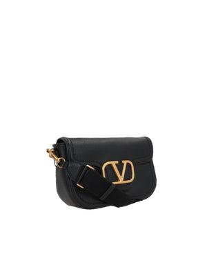 Alltime Grainy Leather Crossbody Bag-VALENTINO GARAVANI-JOHN JULIA