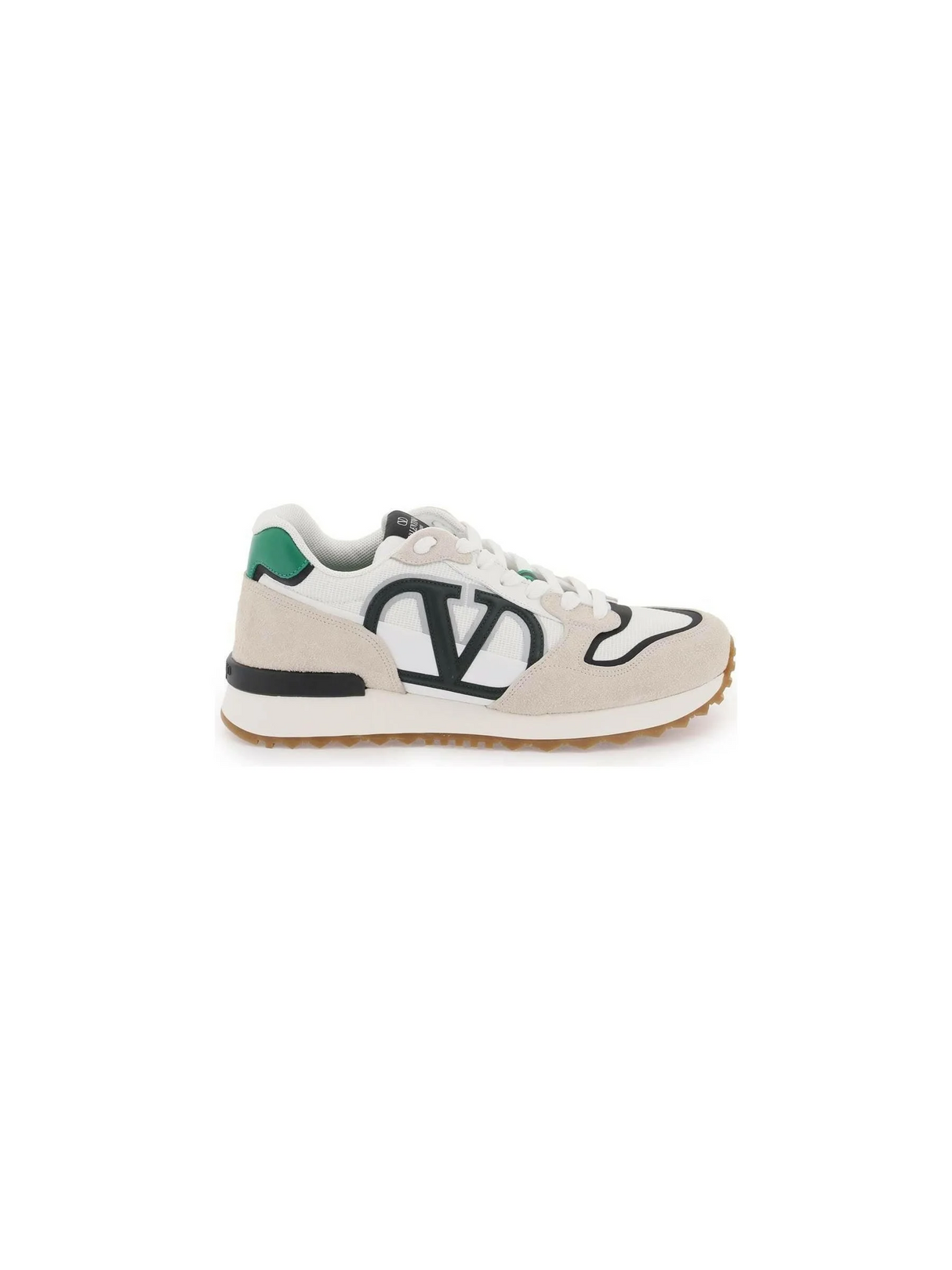 White and Green VLogo Pace Low-Top Sneakers VALENTINO GARAVANI JOHN JULIA.