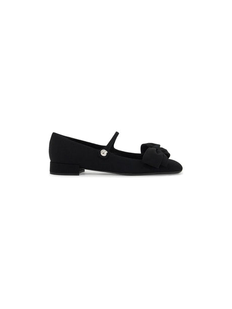 Bowjane Silk Ballet Flats-Valentino Garavani-JOHN JULIA