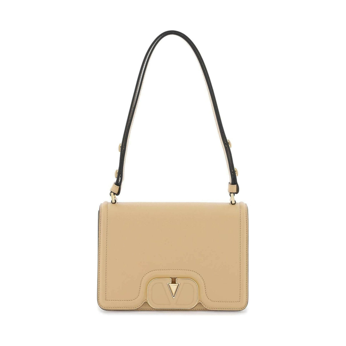 Cappuccino Garavani VLogo Shoulder Bag VALENTINO GARAVANI JOHN JULIA.