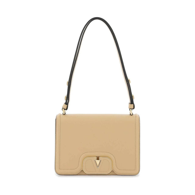 Cappuccino Garavani VLogo Shoulder Bag VALENTINO GARAVANI JOHN JULIA.