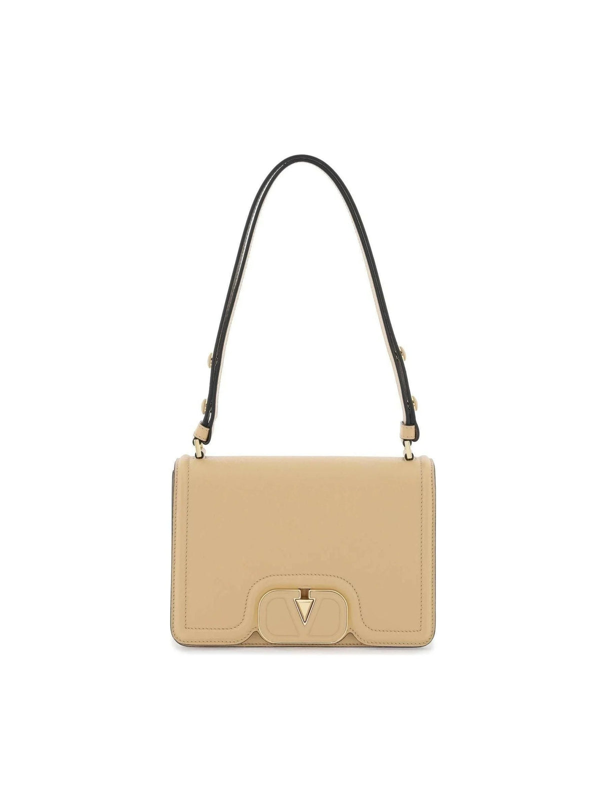 Cappuccino Garavani VLogo Shoulder Bag VALENTINO GARAVANI JOHN JULIA.