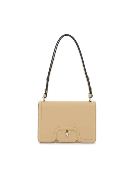 Cappuccino Garavani VLogo Shoulder Bag VALENTINO GARAVANI JOHN JULIA.