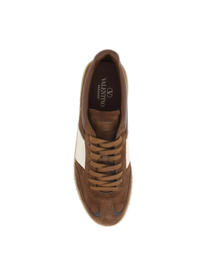 Chocolate Brown Low Top Upvillage Sneakers VALENTINO GARAVANI JOHN JULIA.