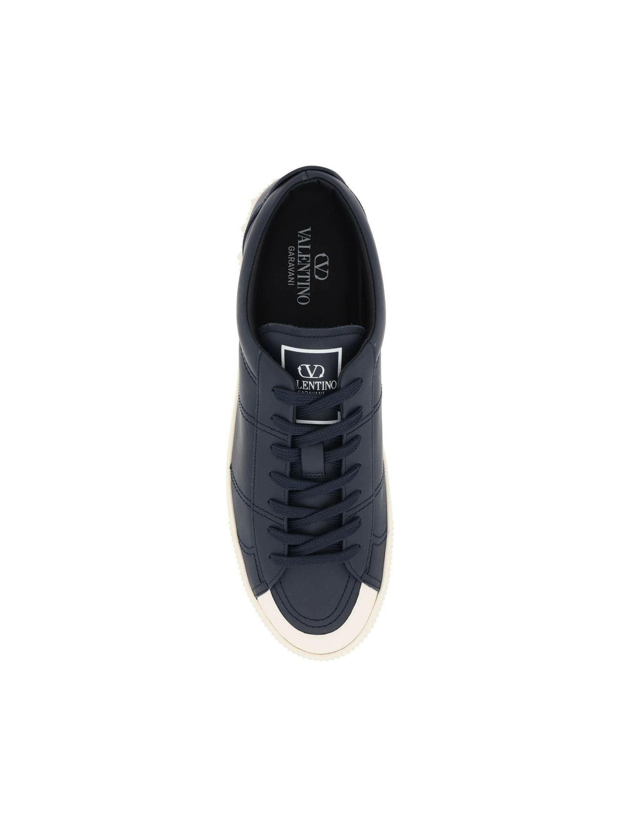 VALENTINO GARAVANI-Cityplanet Leather Sneakers-JOHN JULIA