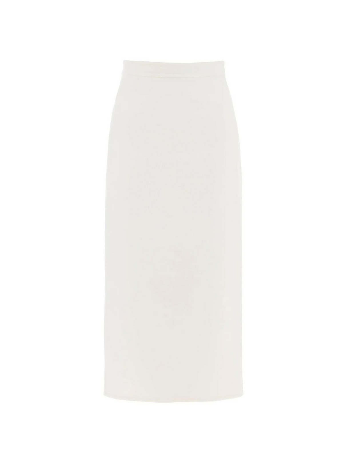 Compact Drap Midi Skirt.