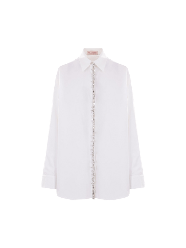 VALENTINO GARAVANI-Compact Poplin Shirt-JOHN JULIA