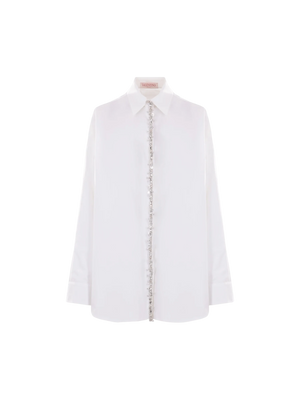 VALENTINO GARAVANI-Compact Poplin Shirt-JOHN JULIA