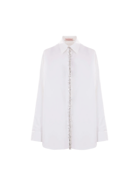 VALENTINO GARAVANI-Compact Poplin Shirt-JOHN JULIA