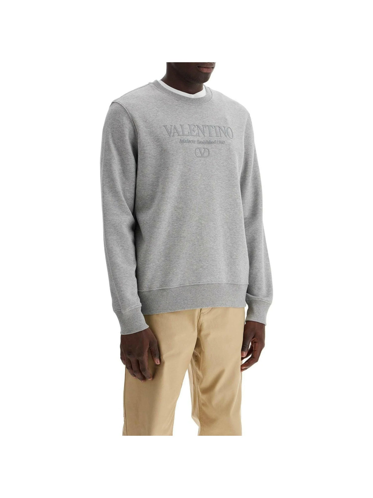 VALENTINO GARAVANI-Cotton Logo Sweatshirt-JOHN JULIA