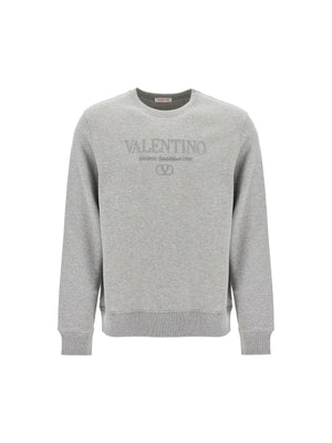 VALENTINO GARAVANI-Cotton Logo Sweatshirt-JOHN JULIA