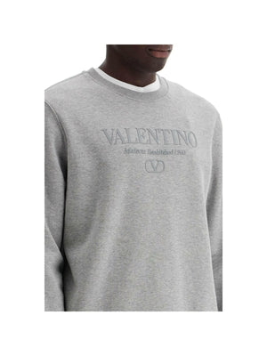 VALENTINO GARAVANI-Cotton Logo Sweatshirt-JOHN JULIA