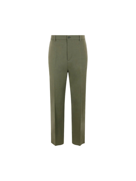 Cotton Straight-leg Trousers-VALENTINO GARAVANI-JOHN JULIA