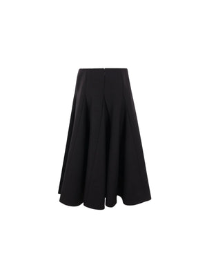 Crepe Couture Circle Skirt-VALENTINO GARAVANI-JOHN JULIA