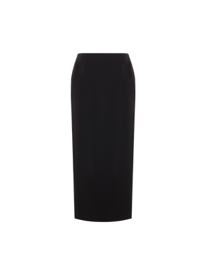 Crepe Couture Long Wrap Skirt-VALENTINO GARAVANI-JOHN JULIA