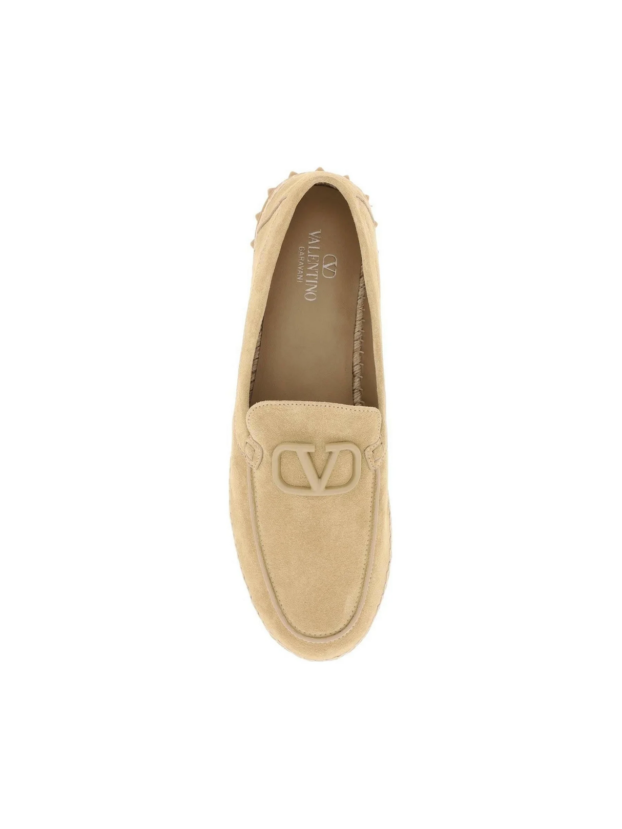 Desert Beige VLogo Leisure Flows Suede Espadrilles VALENTINO GARAVANI JOHN JULIA.