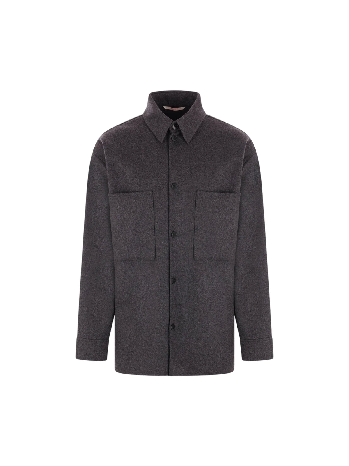 Double Wool Felt Overshirt-VALENTINO GARAVANI-JOHN JULIA