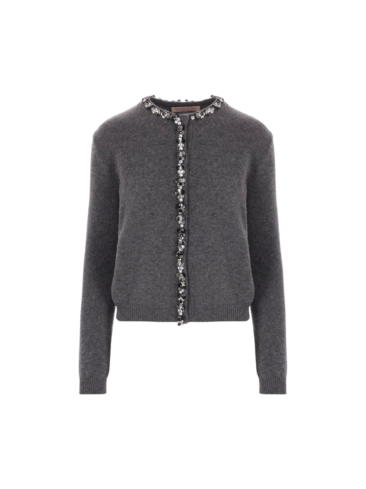 Embroidered Wool Cardigan-VALENTINO GARAVANI-JOHN JULIA