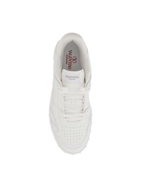 White Freedots Low Top Leather Sneakers VALENTINO GARAVANI JOHN JULIA.