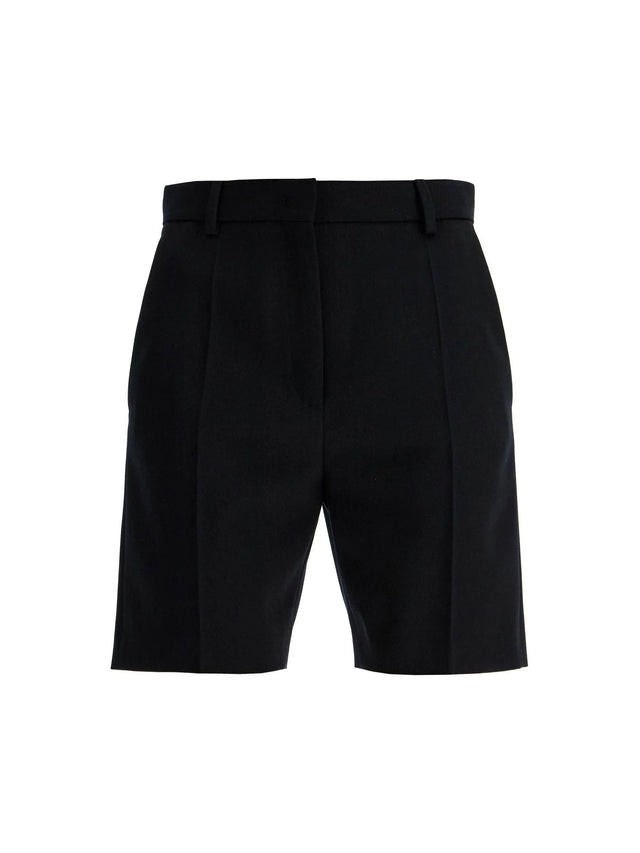 Grisaille Wool Bermuda Shorts-VALENTINO GARAVANI-JOHN JULIA