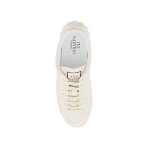 Ivory Cityplanet Calfskin Sneakers VALENTINO GARAVANI JOHN JULIA.