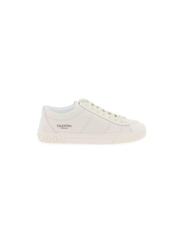 Ivory Cityplanet Calfskin Sneakers VALENTINO GARAVANI JOHN JULIA.