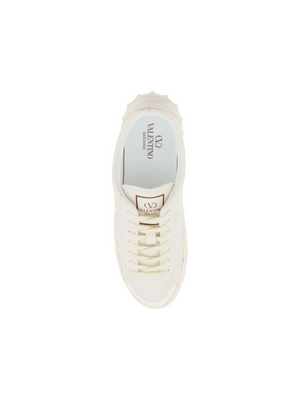 Ivory Cityplanet Calfskin Sneakers VALENTINO GARAVANI JOHN JULIA.