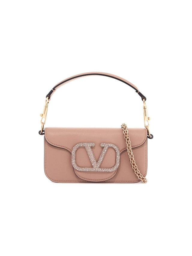 VALENTINO GARAVANI-Jewel Logo Small Locò Shoulder Bag -JOHN JULIA.