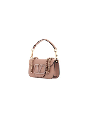 VALENTINO GARAVANI-Jewel Logo Small Locò Shoulder Bag -JOHN JULIA.