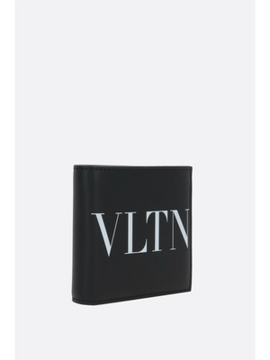 Vltn Smooth Leather Billfold Wallet