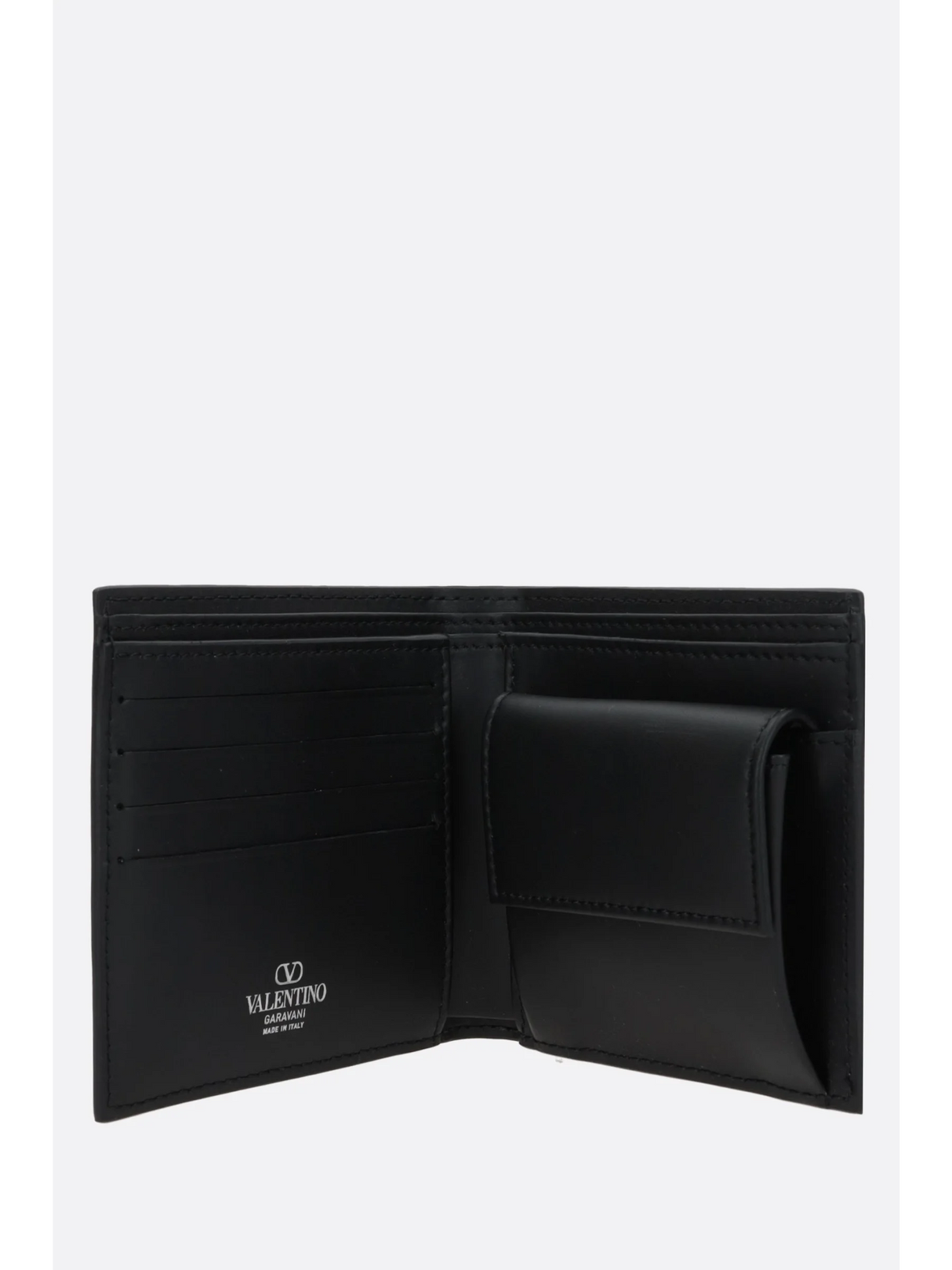 Vltn Smooth Leather Billfold Wallet